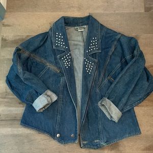Vintage Metropole Dark Denim Jean Jacket L